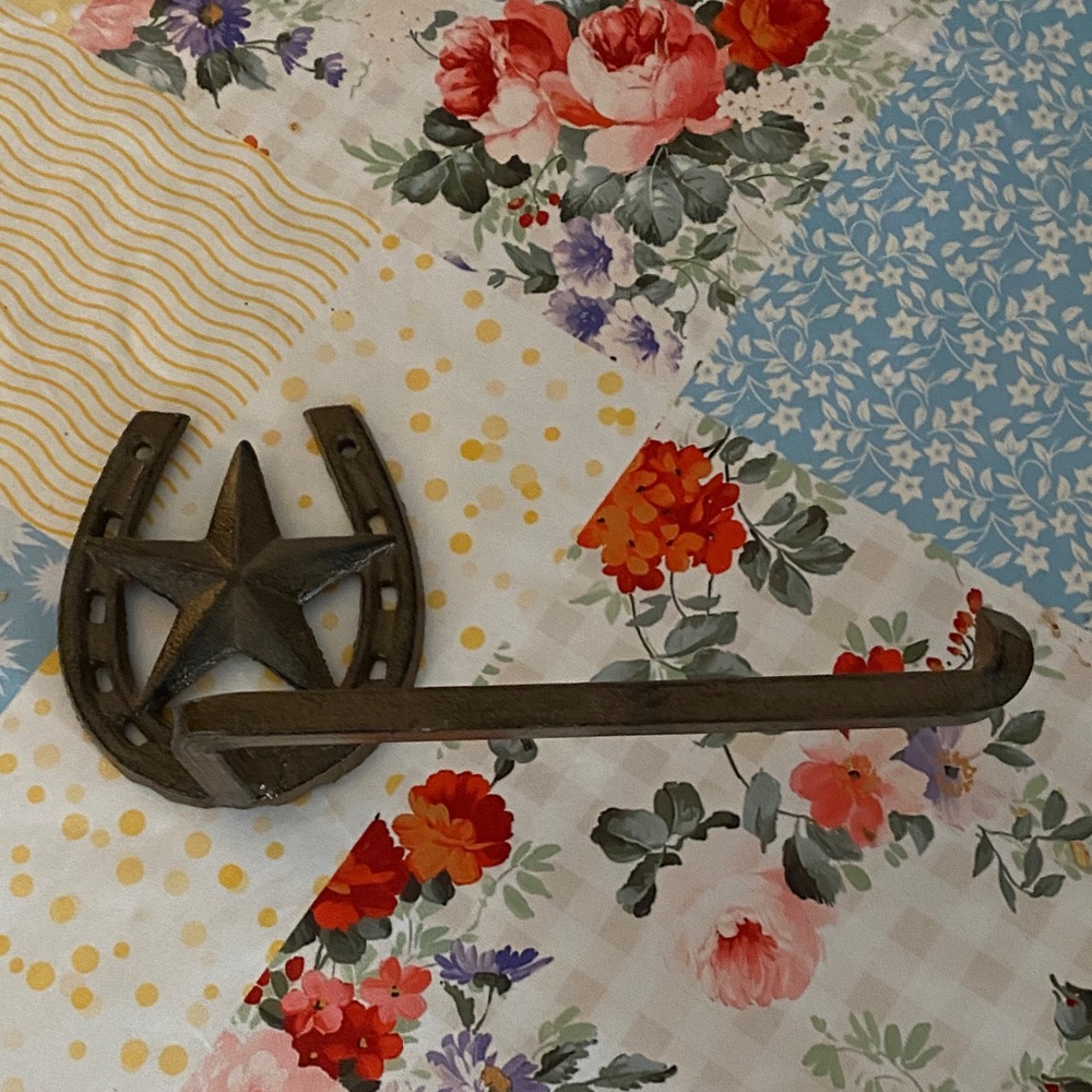 Hobby Lobby Rustic Brown Metal Horseshoe Star Wall Hook